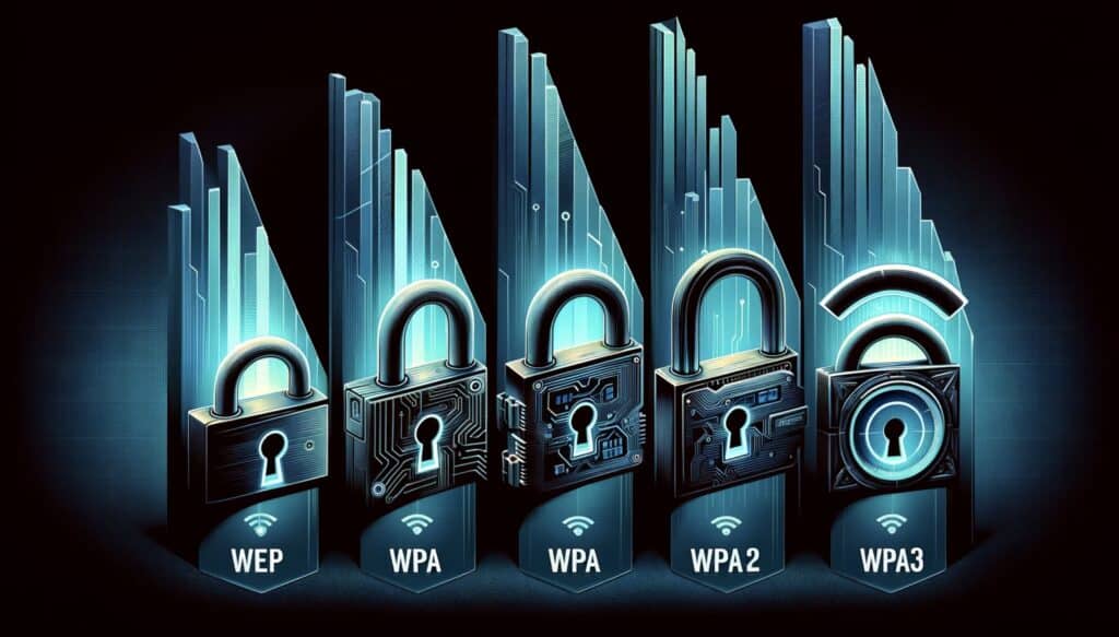 Evolution of Wi-Fi Security: WEP, WPA, WPA2, and WPA3