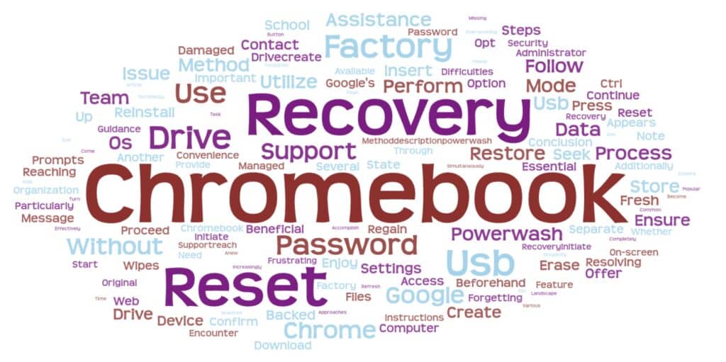 Come puoi ripristinare le impostazioni di fabbrica di un Chromebook senza password?